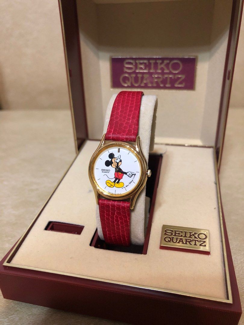 Seiko quartz mickey mouse watch online