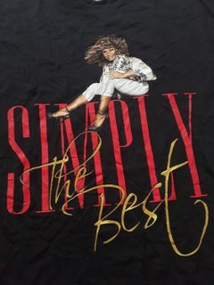 Vintage tina turner live concert solo band tshirt