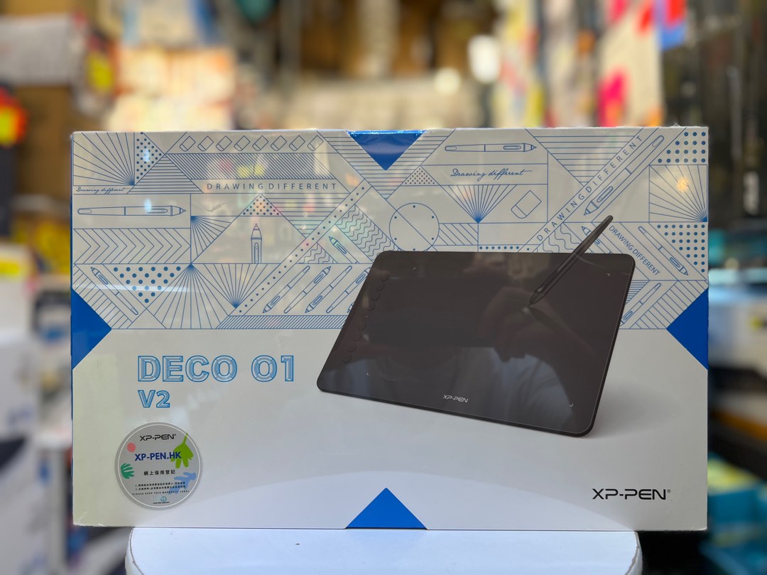 ?門市現貨?Xp-PEN DECO 01 V2 DRAWING TABLET 繪圖版, 電腦＆科技, 電腦周邊及配件, 其他- Carousell