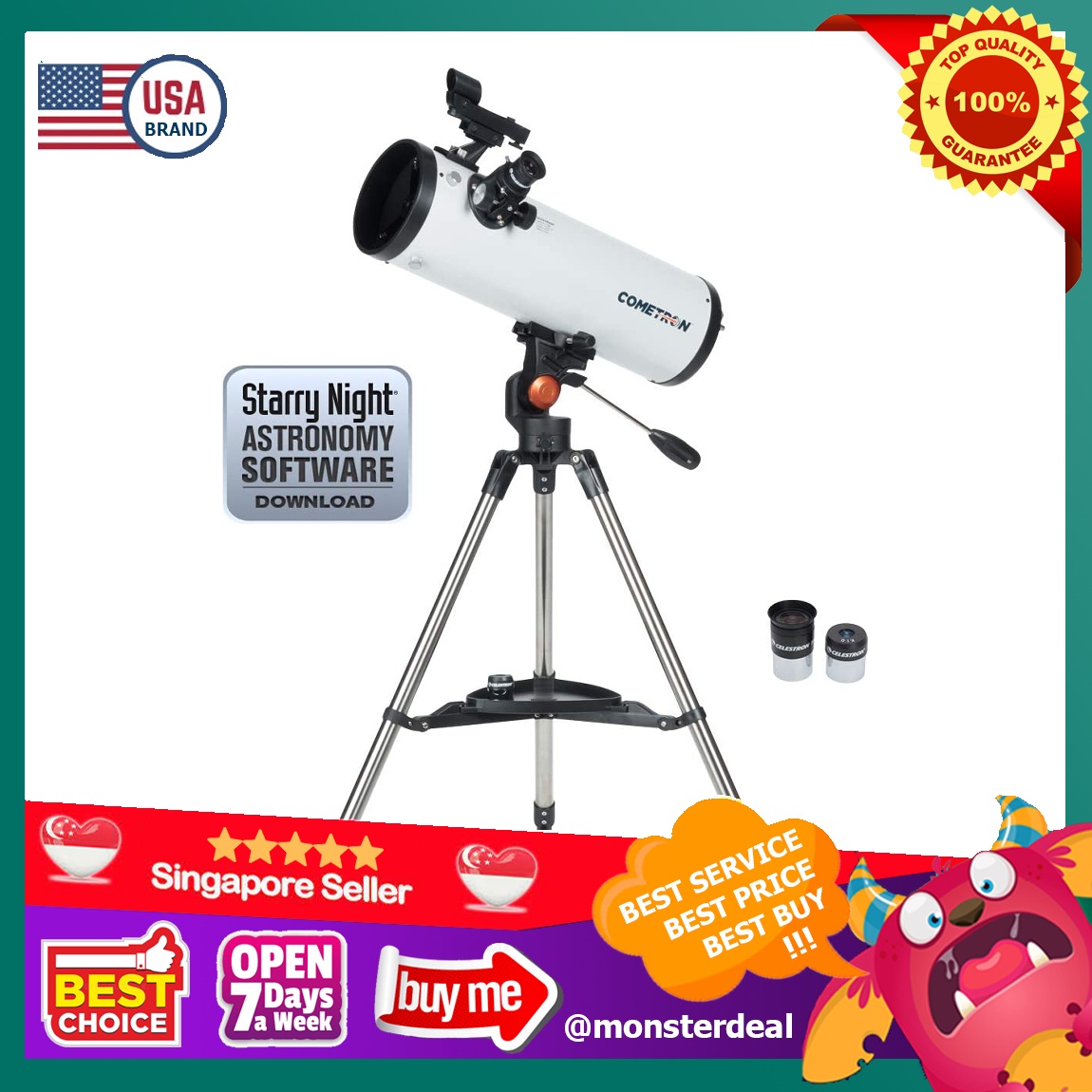 Celestron cometron 114az hotsell review