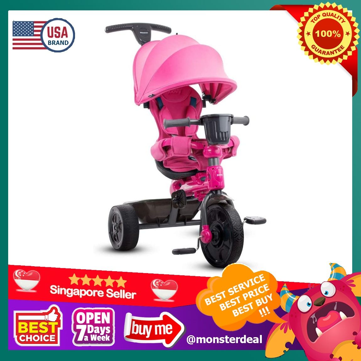 YBR JOOVY Tricycoo 4.1 Tricycle kids babies children boys girls