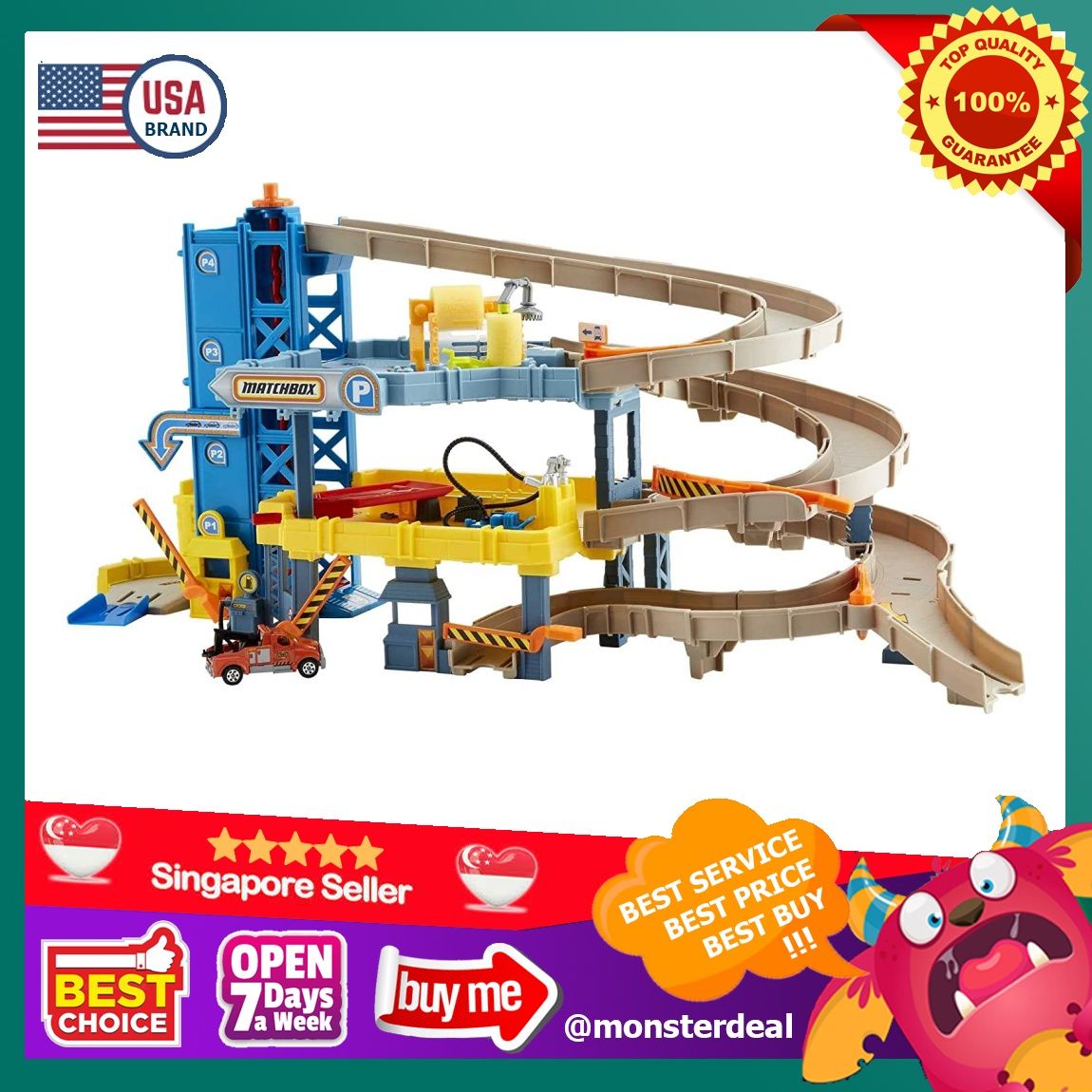 Matchbox garage 4 level discount
