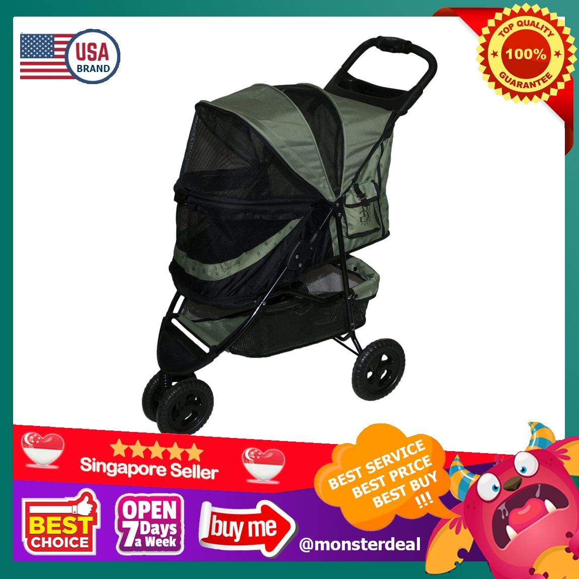 Pet gear no zip special edition stroller online