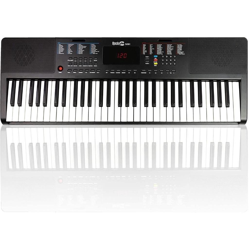 YBR RockJam 61 Portable Electronic Keyboard with Key Note