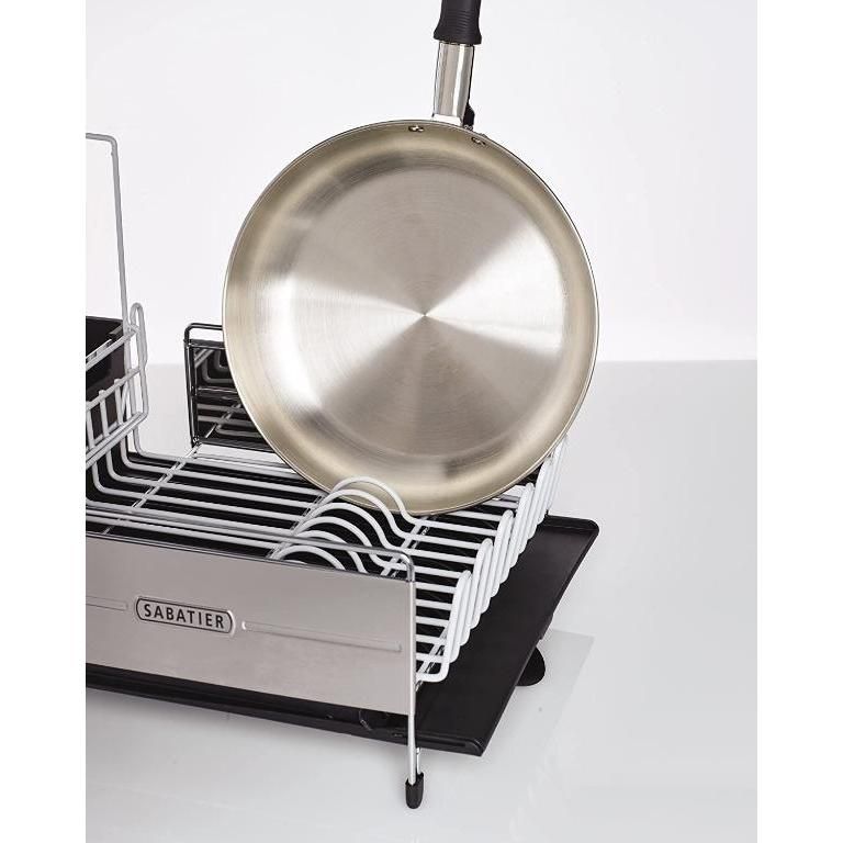 [YBR] Sabatier USA Expandable Stainless Steel Dish Rack with Rust