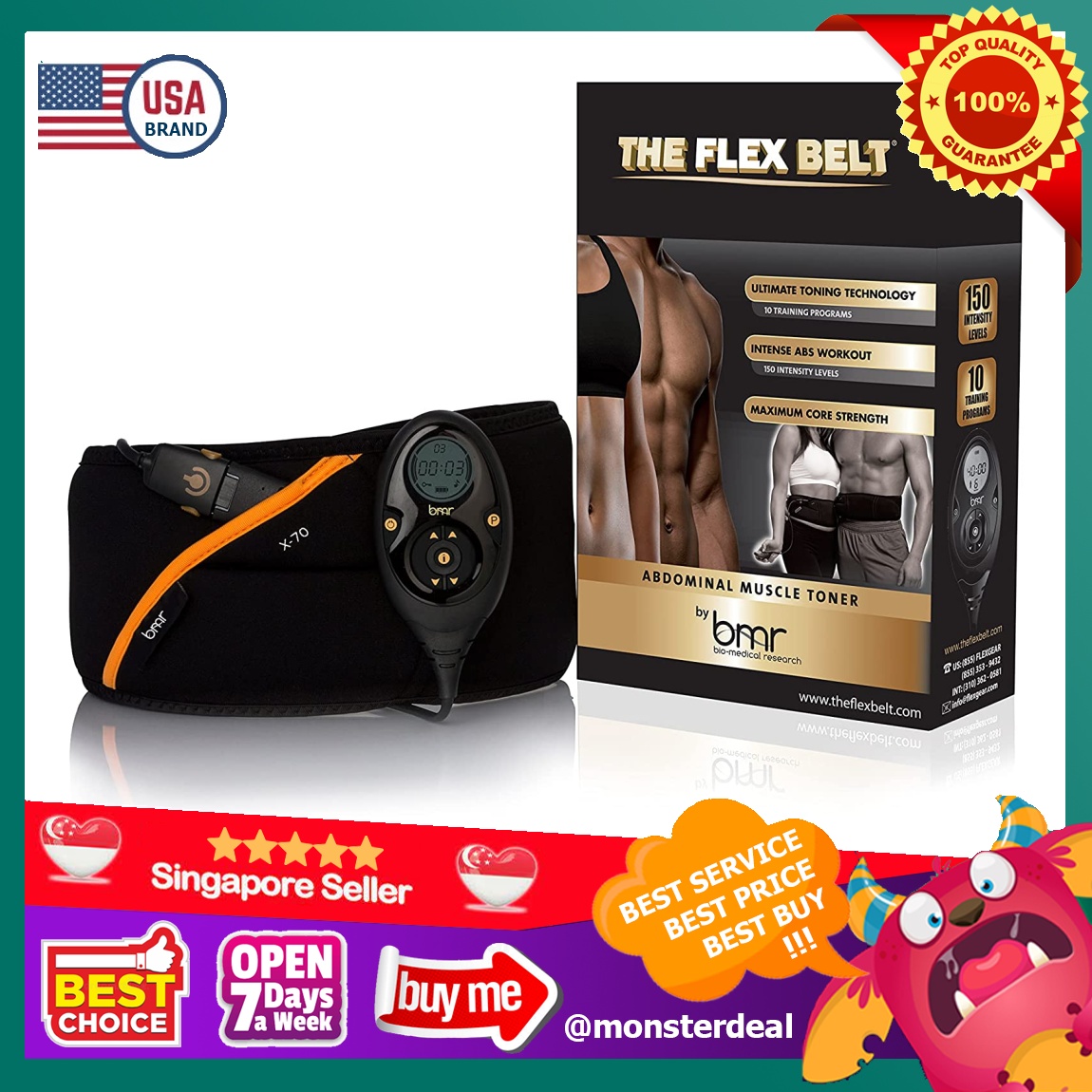 Flex belt abdominal toning belt on sale