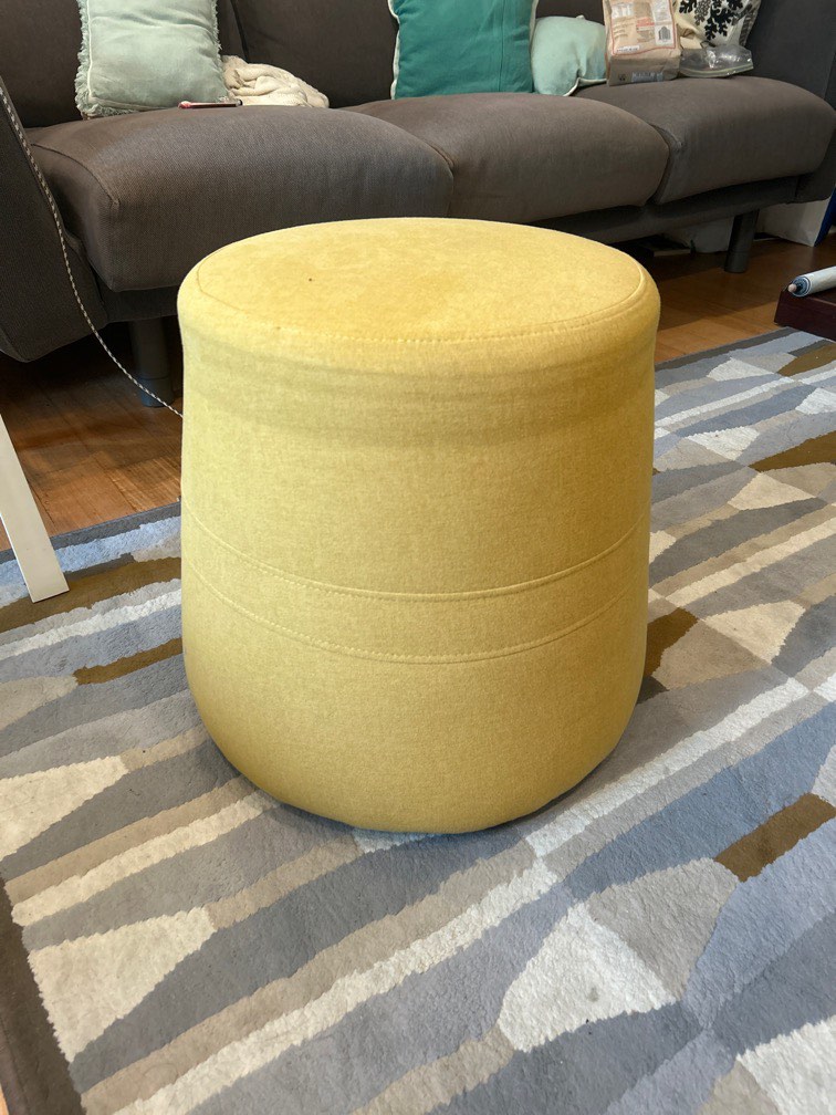 yellow-stool-furniture-home-living-furniture-chairs-on-carousell