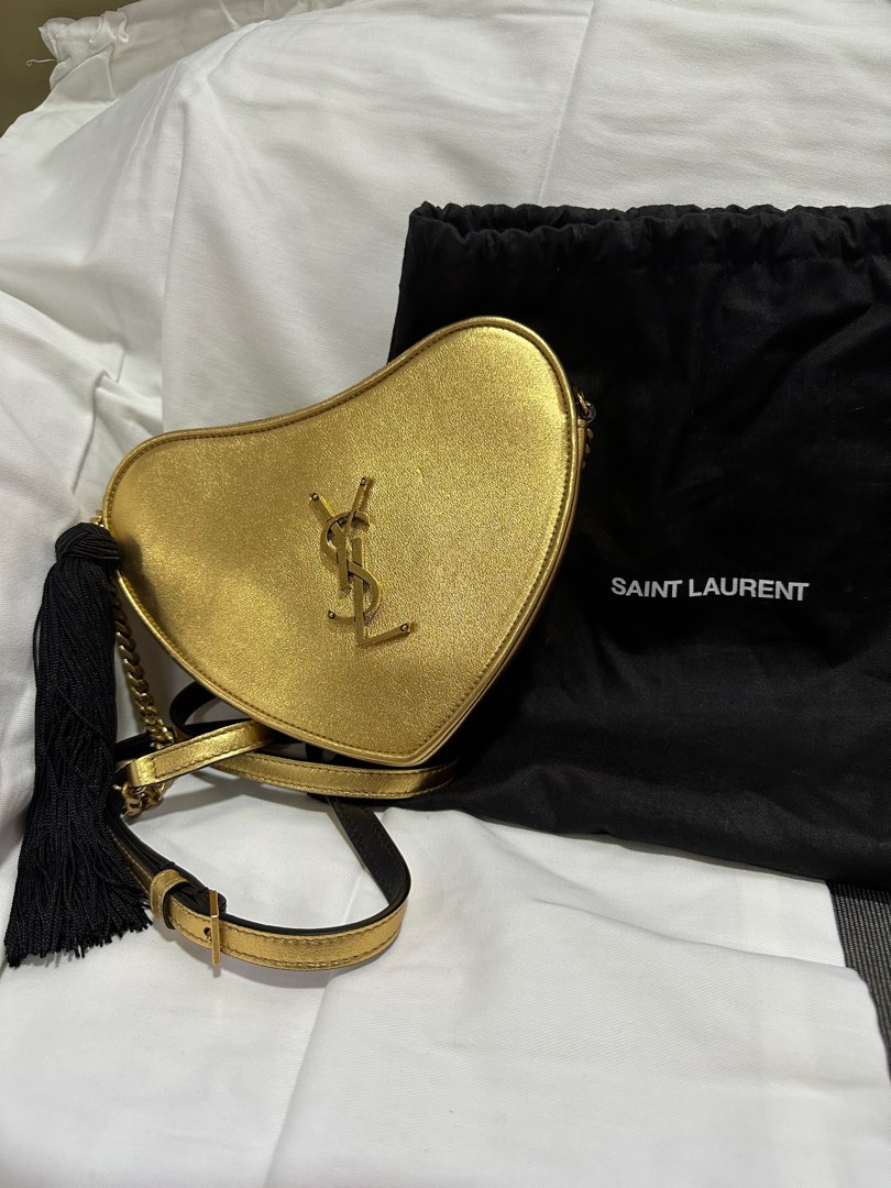 YSL Sac Coeur heart shape sling back Women s Fashion Bags
