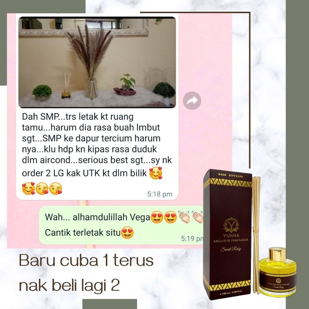 YUKHA DIFFUSER (Category: Home Fragrance) located in Singapore. Submitted by nur_0503 (Listing ID 1197791243, Image 3). Description: interested to buy this home fragrance do whatsapp me 90515394.. the smell is long lasting! hurry up! try yours now..