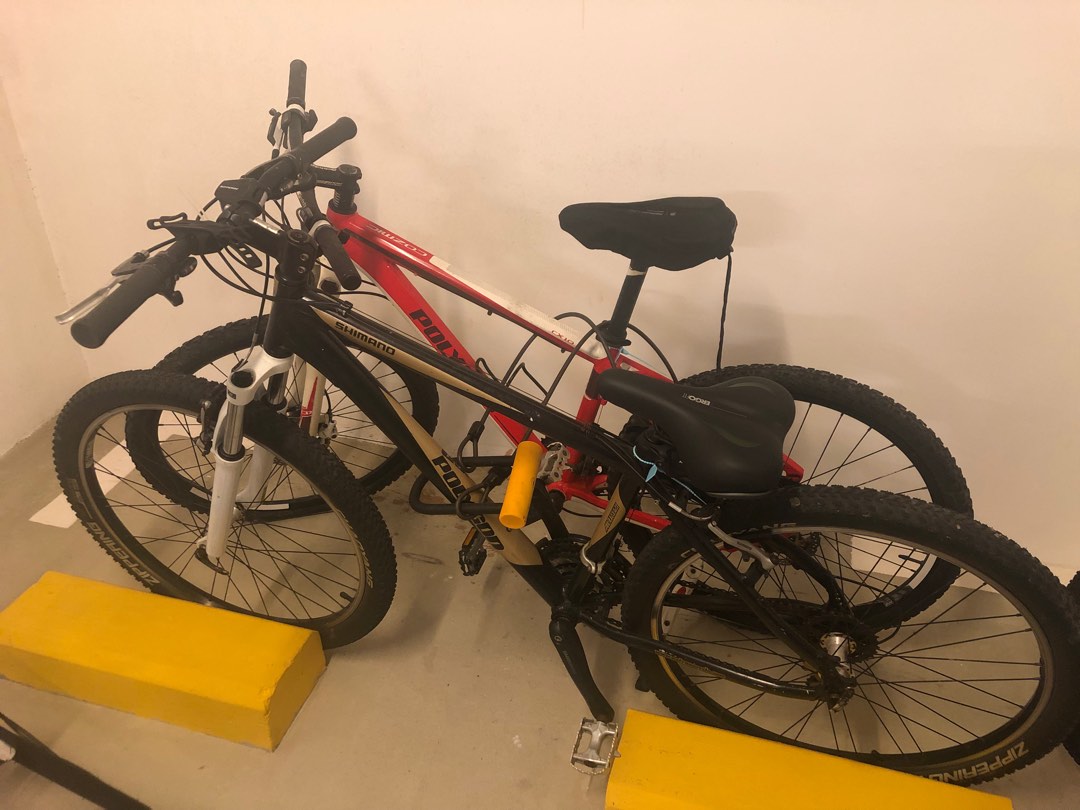 2 x Polygon bikes + Accessories, Sports Equipment, Bicycles & Parts