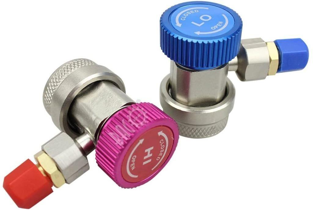 3006) BACOENG 5FT AC Diagnostic Manifold Freon Gauge Set for R22 R134a