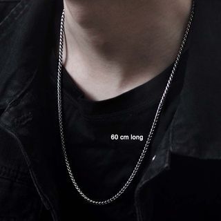 💥$339-$479 Fixed Price 不議價💥【45-70cm Long】S925 Sterling Silver Vintage look Necklace Chain Men's Jewelry 925純銀復古做舊龍骨頸鍊項鍊男士潮流銀器首飾
