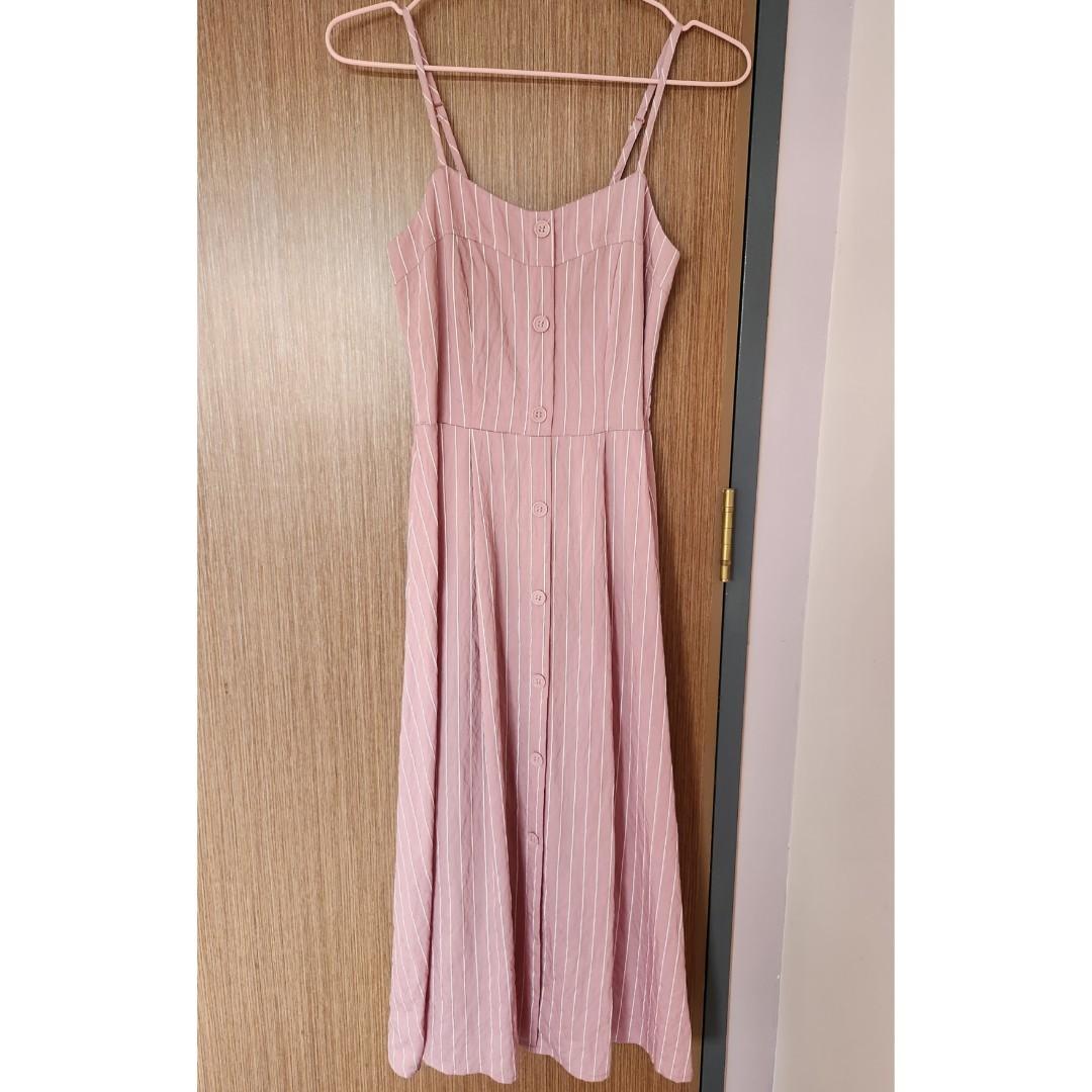 3 Pieces 12 TEMT Pink Stripe Dress Women s Fashion Dresses