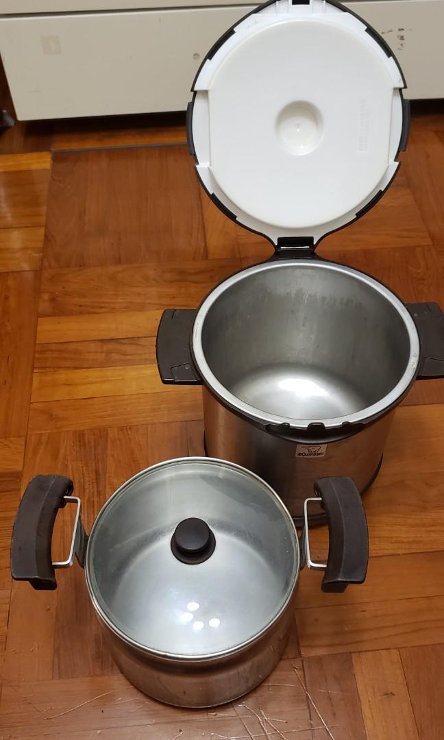 象印真空煲4.5L Zojirushi Vacuum Cooker, 傢俬＆家居, 廚具和餐具, 炊具及配件 Carousell