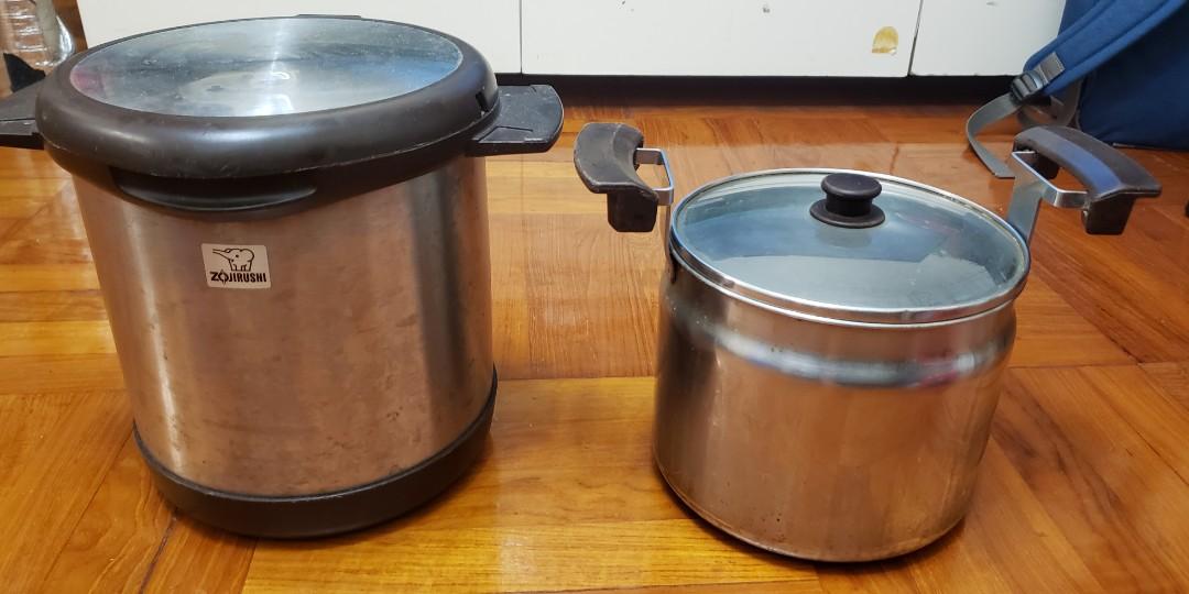 象印真空煲4.5L Zojirushi Vacuum Cooker, 傢俬＆家居, 廚具和餐具, 炊具及配件 Carousell