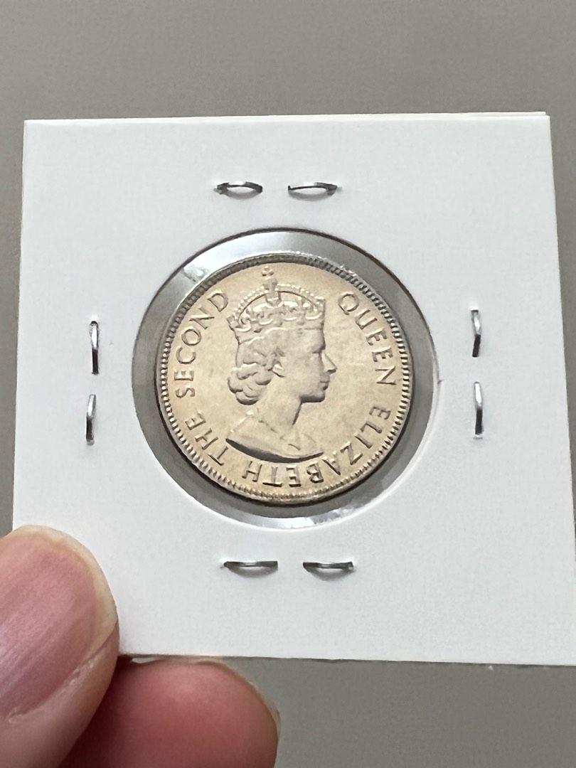 英女皇75年銀色伍毫）香港硬幣1975年英女王五毫UNC全新品相Government of Hong Kong 1975 $0.5 Queen  Elizabeth II, 興趣及遊戲, 收藏品及紀念品, 錢幣- Carousell