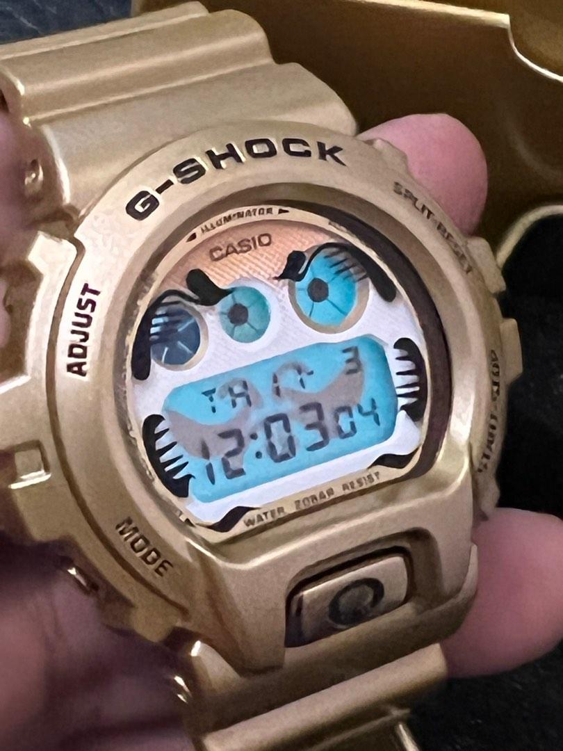 全新日版金色Casio G-SHOCK 達磨手錶DW-6900GDA-9JR DW-6900 DW