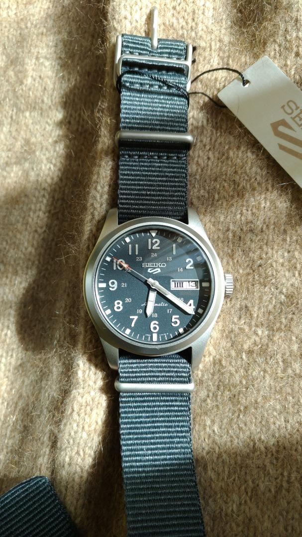 全新SEIKO SEIKO5 SPORTS Automatic SRPG31K1 SRPG31 SBSA115 SRPG field watch  精工5號機械錶軍錶戶外錶野戰錶, 名牌精品, 精品手錶在旋轉拍賣