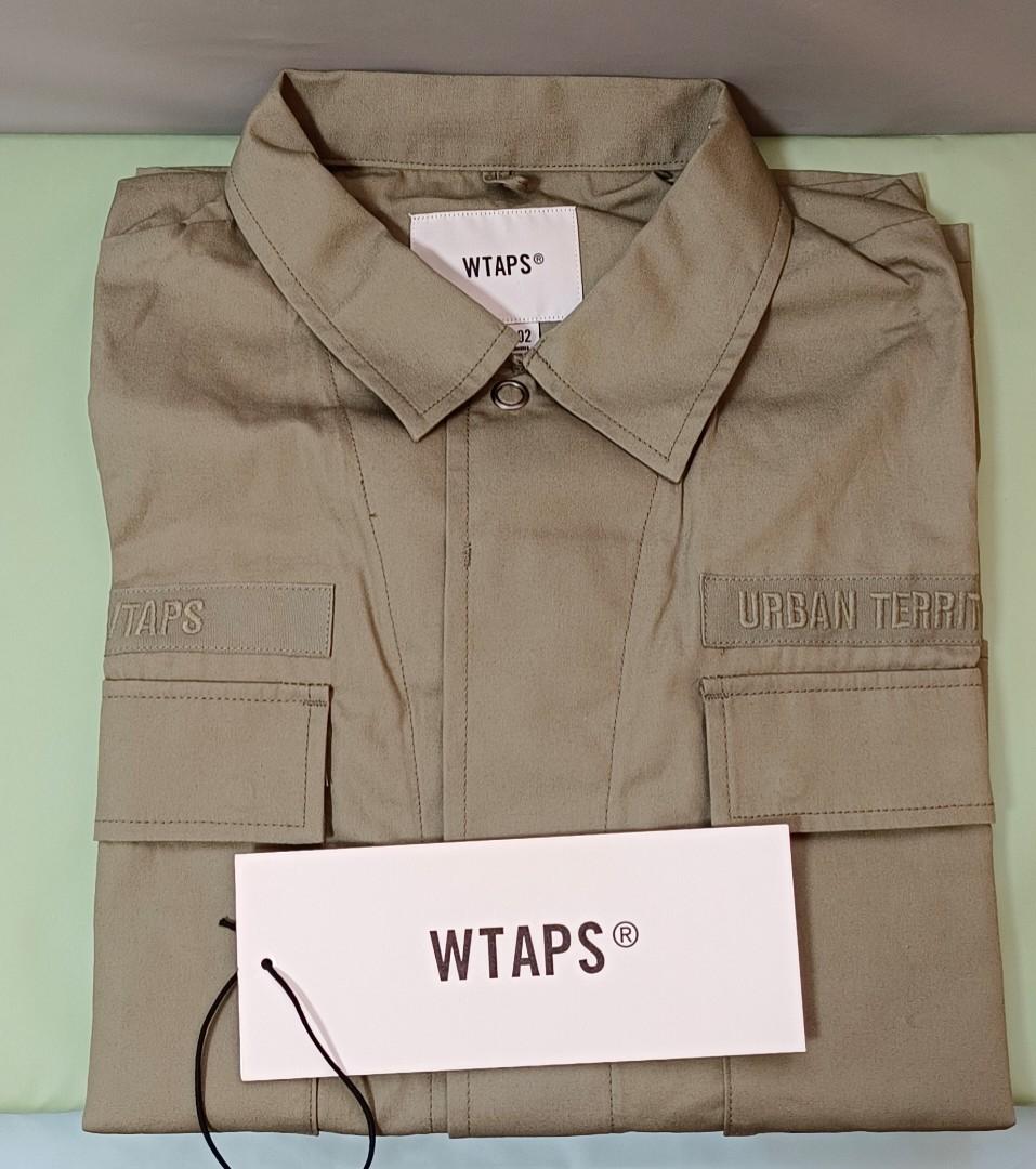 現貨：全新wtaps 22ss jungle shirt ls size 2, 男裝, 上身及套裝, T