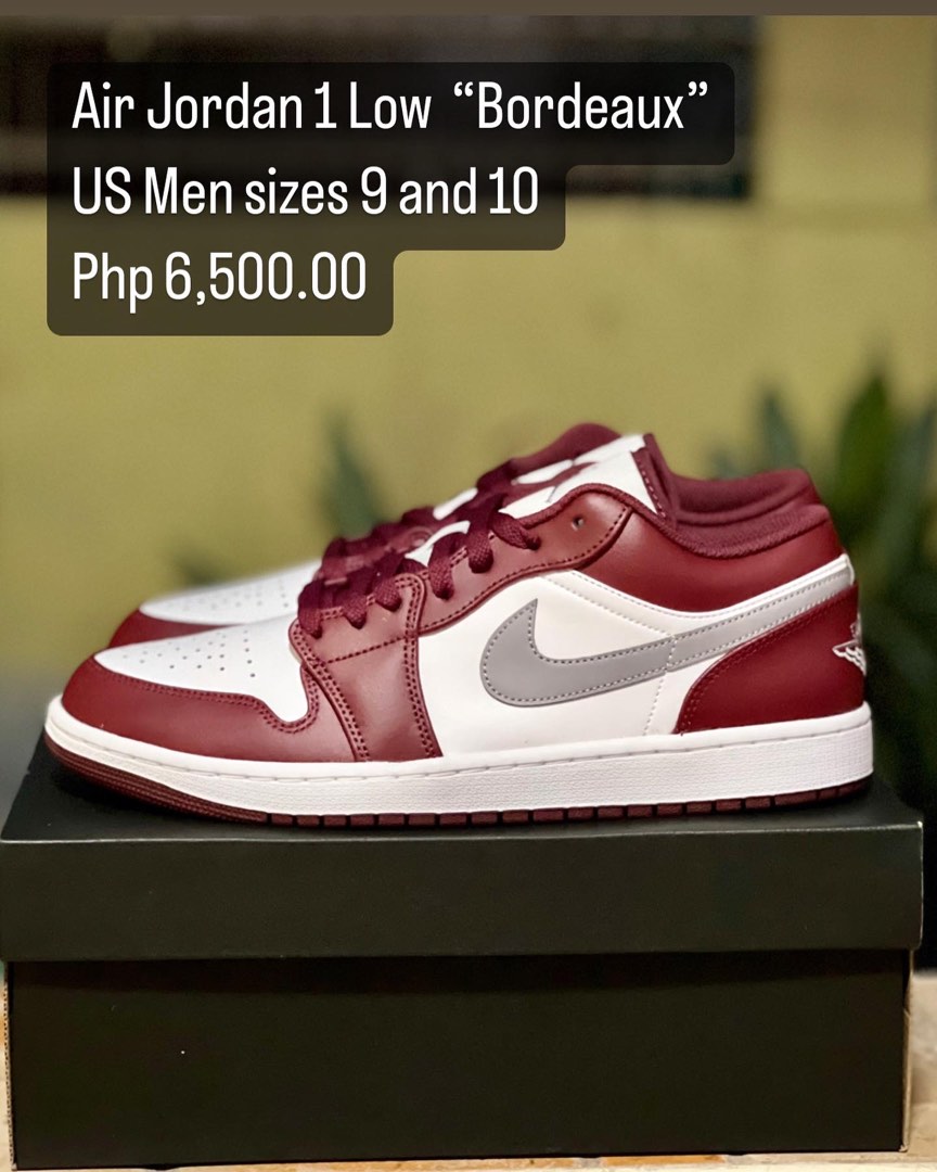 jordan 1 low men's size 9