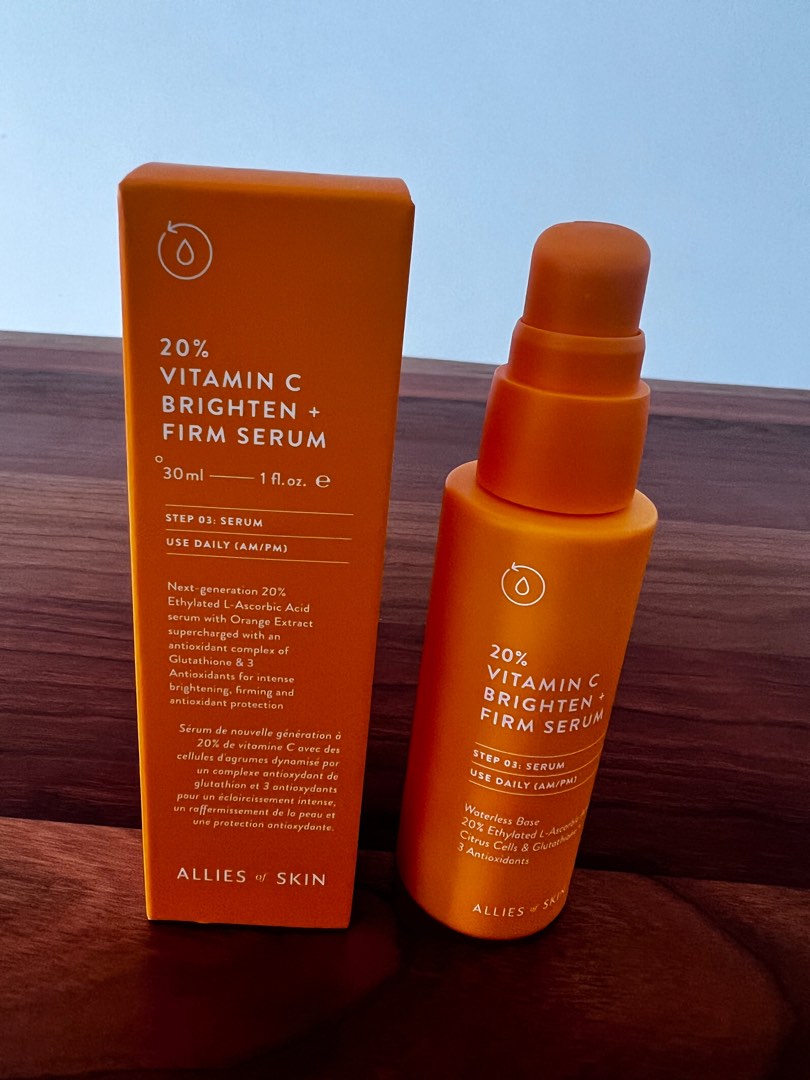 Allies of Skin 20 Vitamin C Brighten +Firm Serum, Beauty & Personal