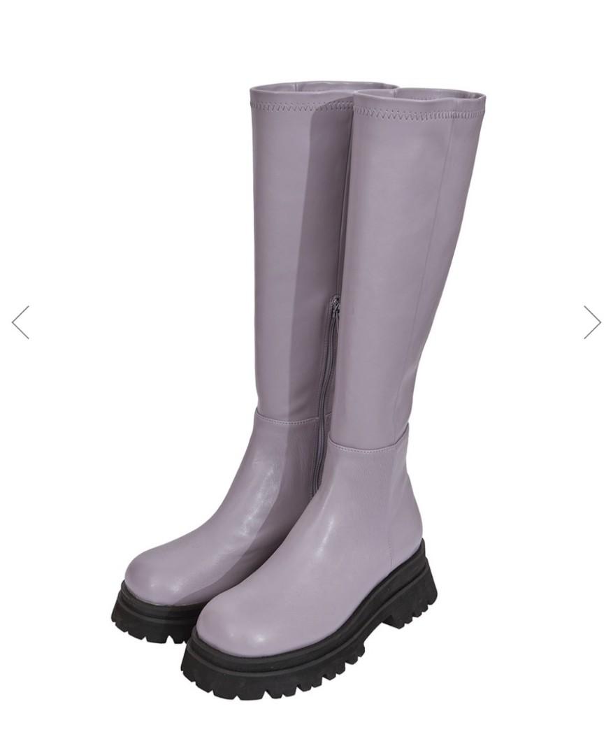 SHARK SOLE STRETCH LONG BOOTS ブラックM | chateauxexperiences.com