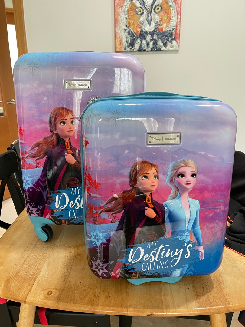 American Tourister Frozen Spinner Luggage Set, Hobbies & Toys, Travel