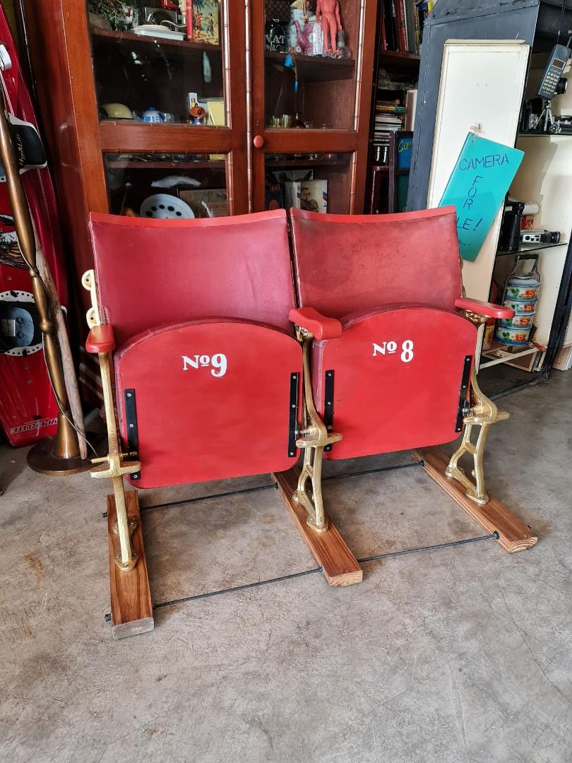 Old cinema 2025 chairs for sale