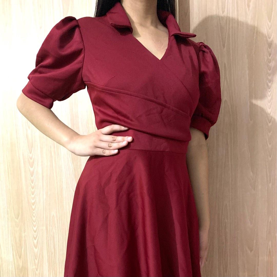 Apartment Eight Custom Formal Dress (Category: Dresses) located in Caloocan City. Submitted by katyanne (Listing ID 1194170430, Image 1). Description: APARTMENT 8 FORMAL DRESS IN OX BLOOD ‼️Price non negotiable‼️ Originally bought for 3800 Measurements Length: 38 in Waist: 31 in Shoulder: 17 in -Worn once -No flaws -RFS: No longer needed.