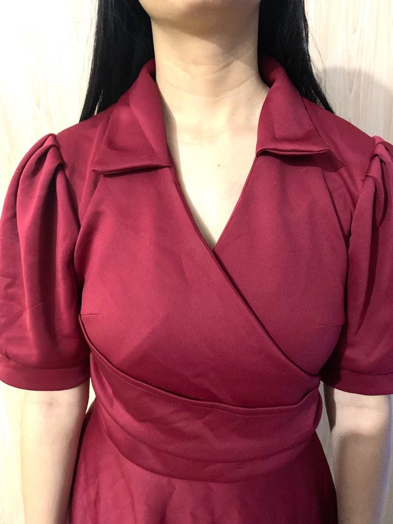 Apartment Eight Custom Formal Dress (Category: Dresses) located in Caloocan City. Submitted by katyanne (Listing ID 1194170430, Image 3). Description: APARTMENT 8 FORMAL DRESS IN OX BLOOD ‼️Price non negotiable‼️ Originally bought for 3800 Measurements Length: 38 in Waist: 31 in Shoulder: 17 in -Worn once -No flaws -RFS: No longer needed.