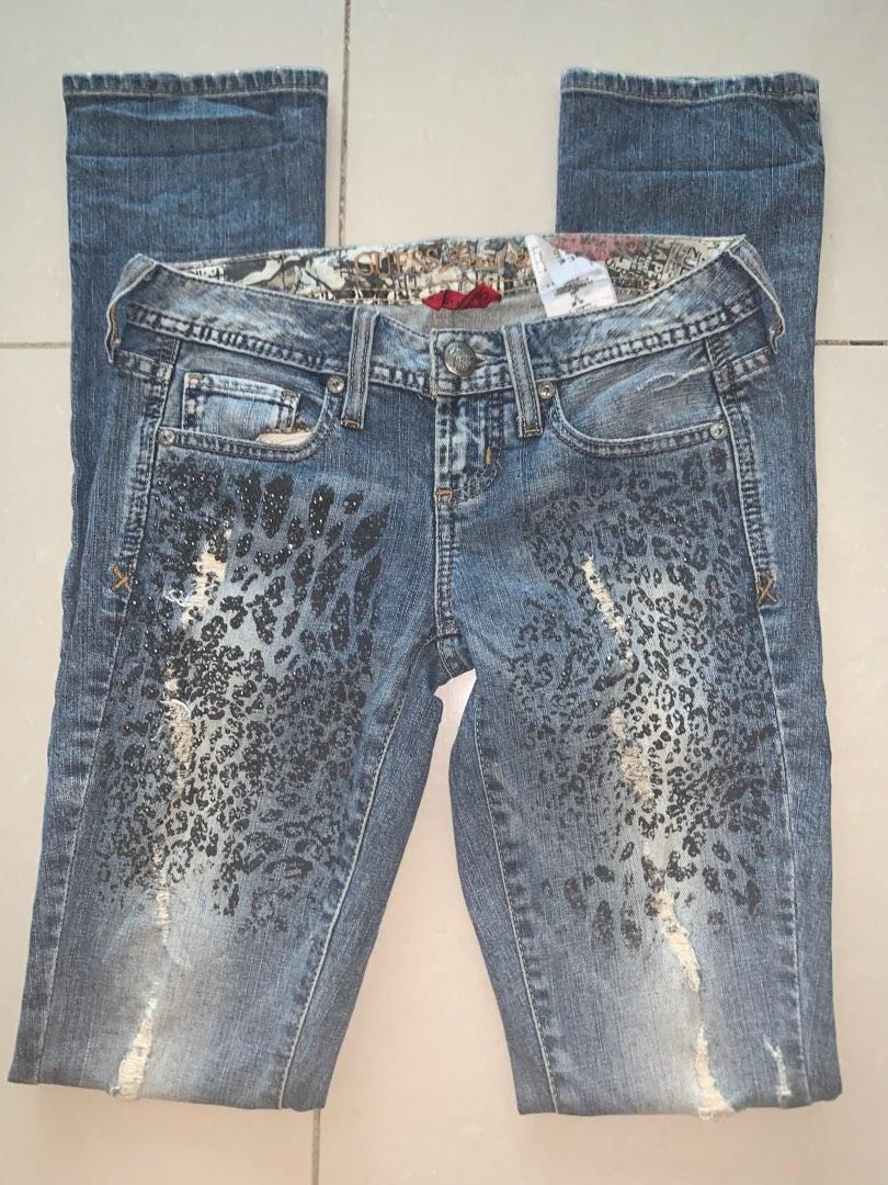 Guess top jeans glitter