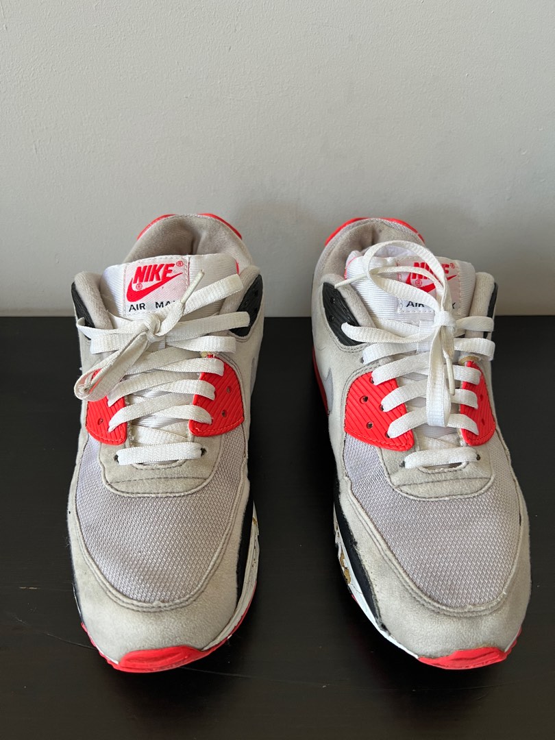 Authentic Original Nike Airmax 90 Infrared 2010 Size 10.5 Crumbling ...