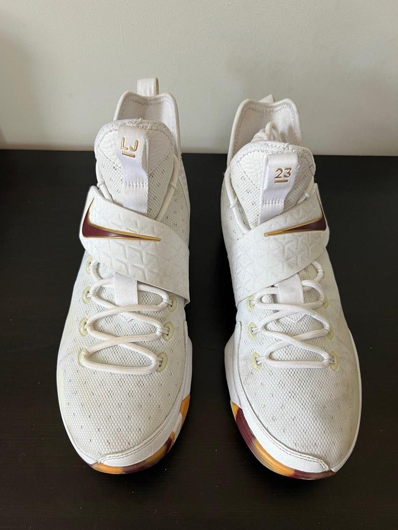 Authentic Original Nike LeBron 14 Size 10.5 White Men s Fashion