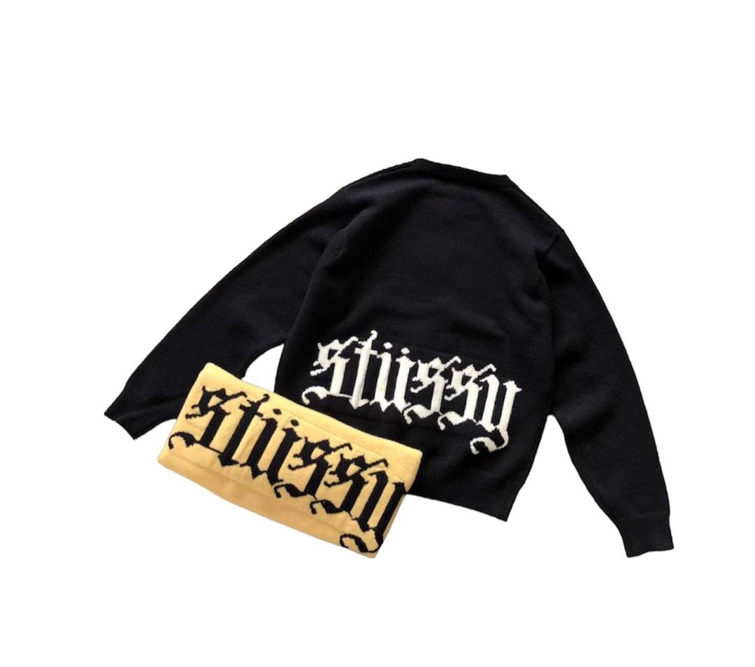 国内外の人気！ トップス STUSSY sweater Gothic トップス ...