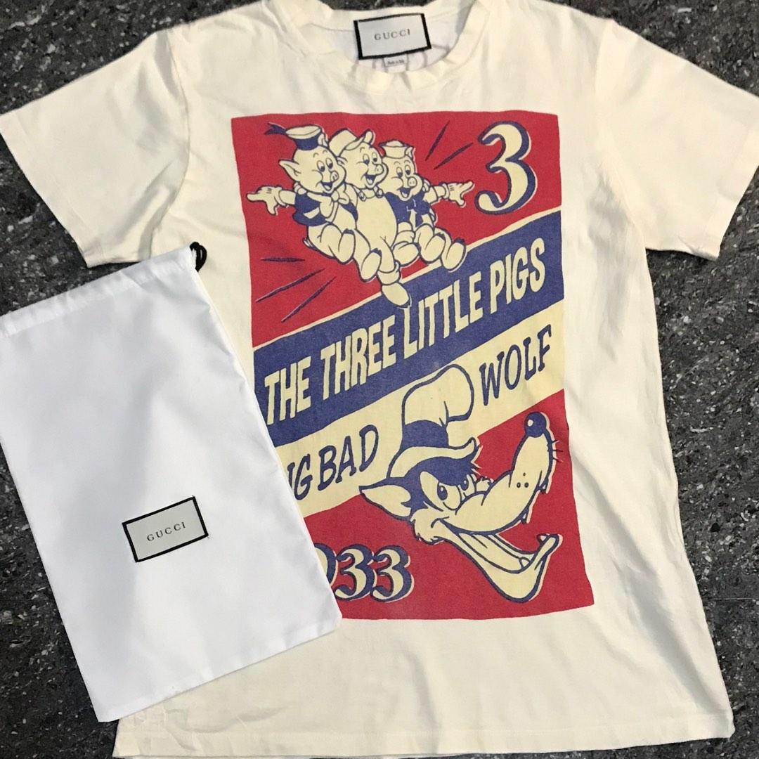 Authentic Vintage Gucci The Three Little Pigs in Ivory White