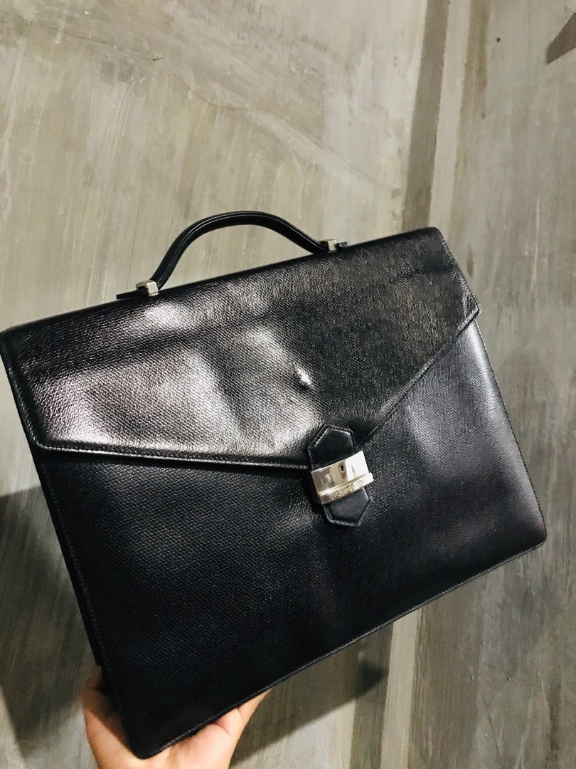 Authentic YSL briefcase, Luxury, Bags & Wallets on Carousell