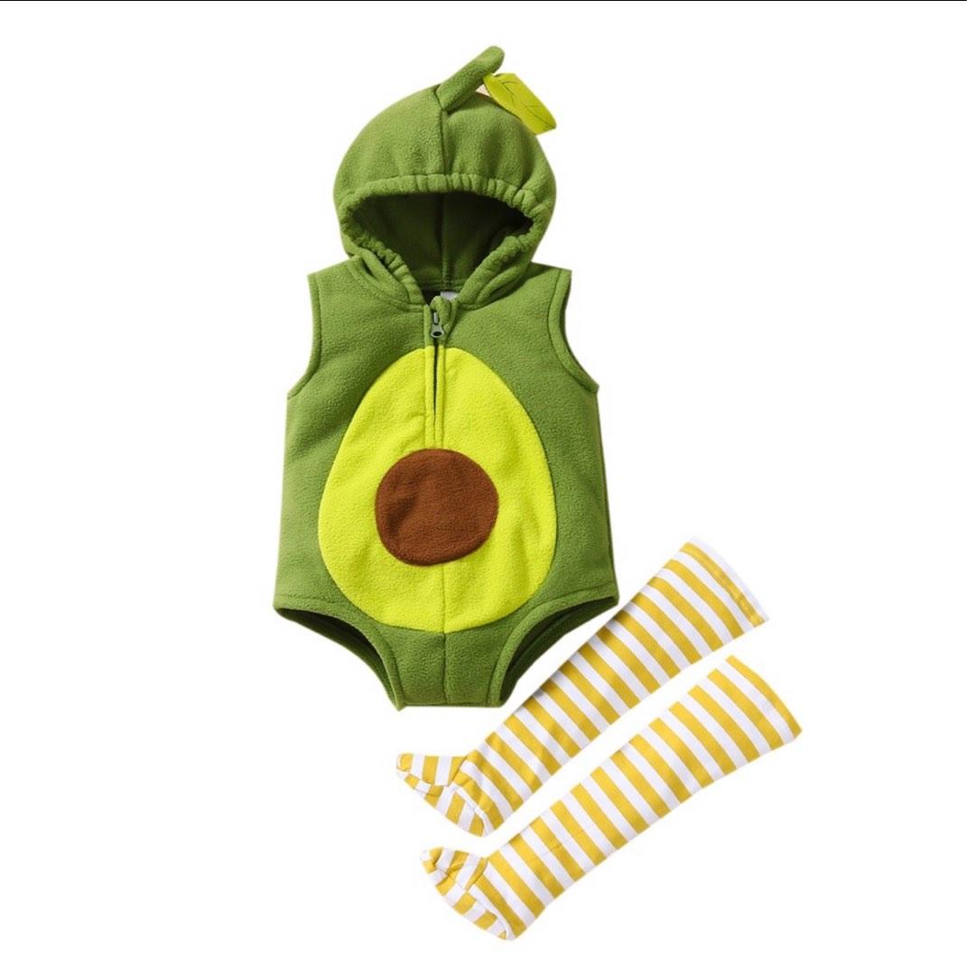 Avocado costume, Babies & Kids, Babies & Kids Fashion on Carousell