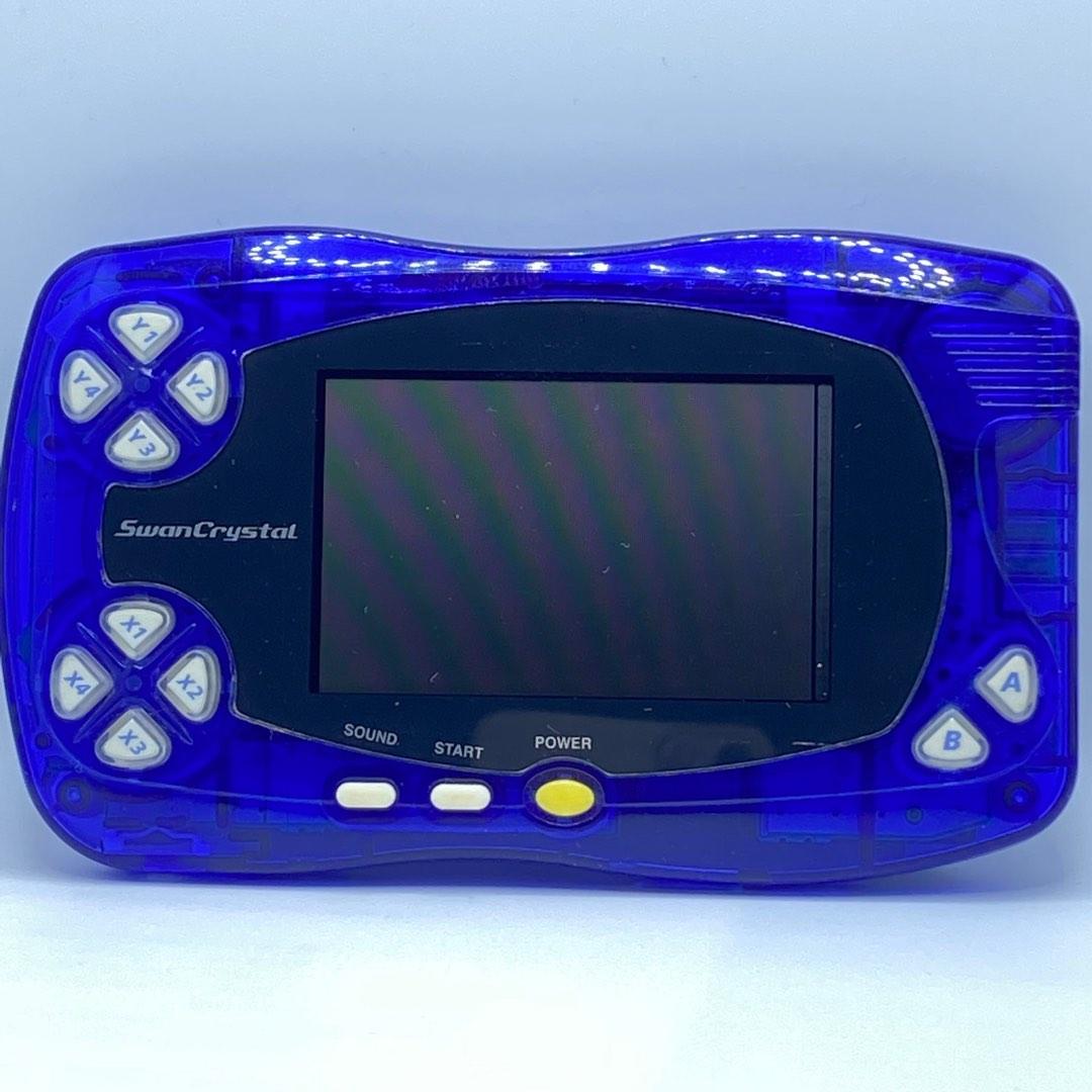 Bandai Swan Crystal Wonderswan 最後主機透明藍色Clear Blue Console