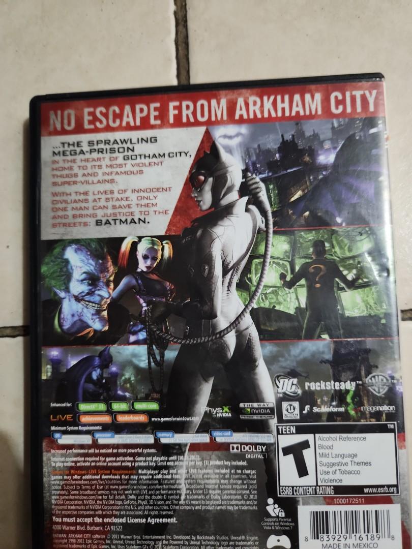 Batman arkham city, Video Gaming, Video Games, Others on Carousell