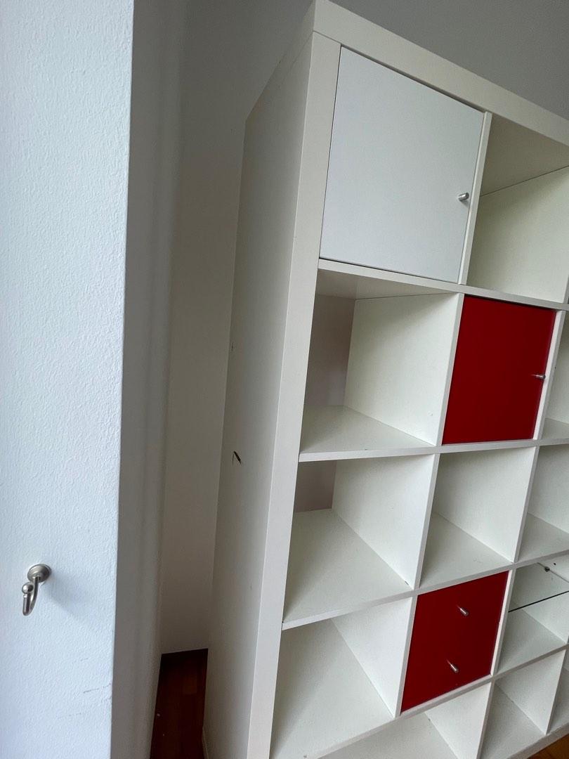 Used kallax shop shelving unit