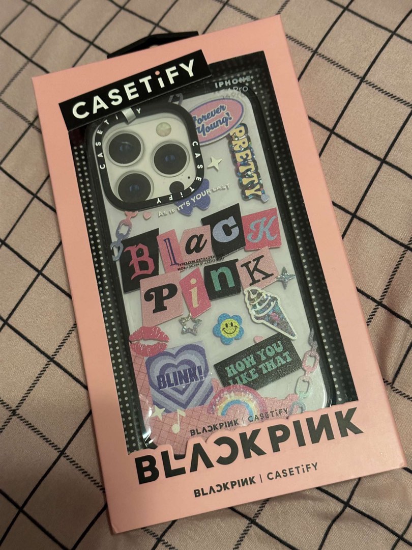 Blackpink Casetify case (iPhone 14 pro), 手提電話, 電話＆平板電腦配件, 手機套及手機殻
