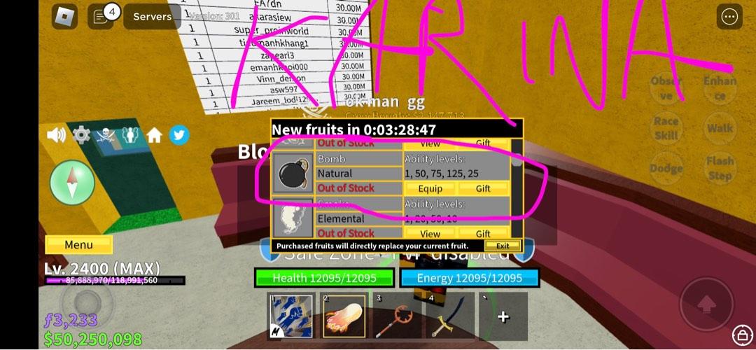 blox fruit, 348 plays