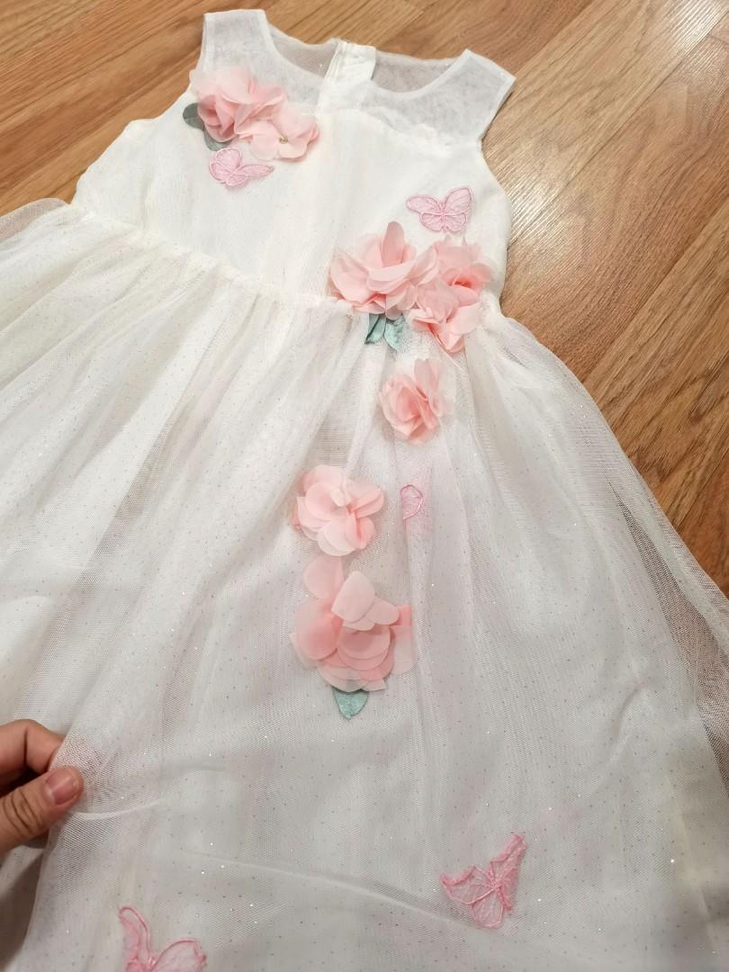 H&m girls discount white dress