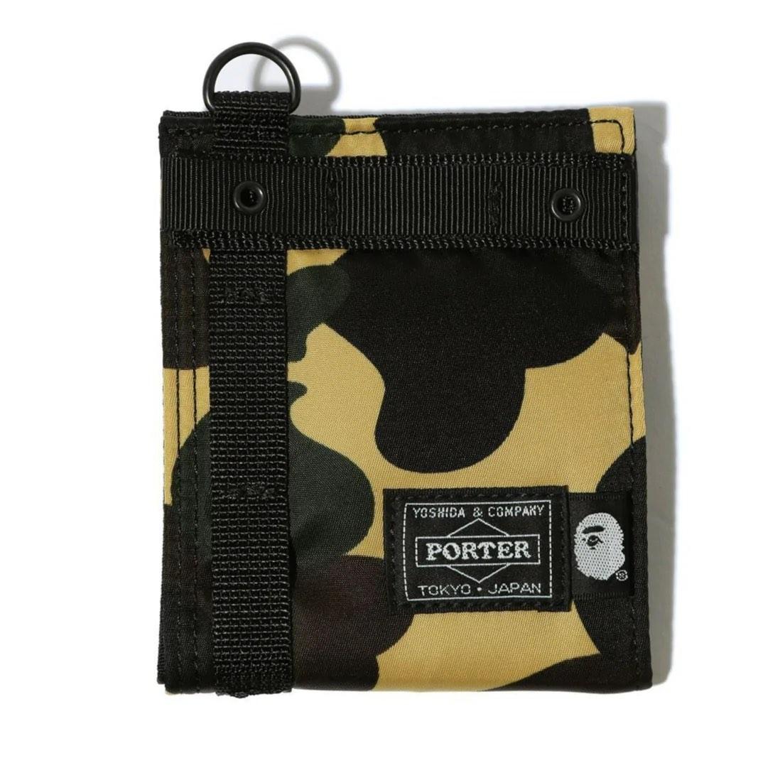 Brand new Porter x bathing ape wallet classic camo, Men's Fashion