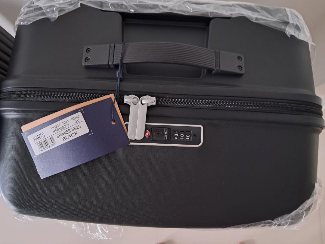 Samsonite Hartlan (Black) 68/25 Spinner at 240 and Samsonite Prestige