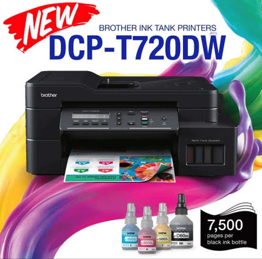 Brother dcpT720 aio wifi printer, Computers & Tech, Printers, Scanners