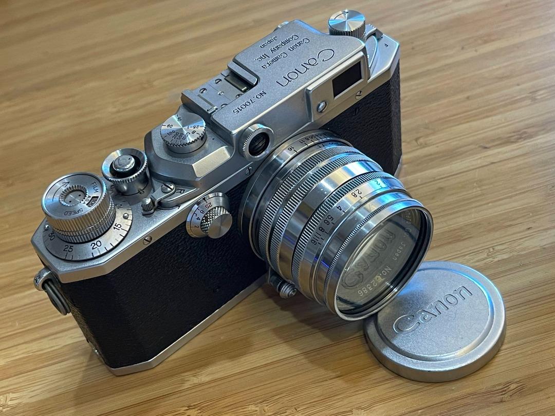 Canon IIIa rangefinder + 50mm f1.8 Serenar 美品可正常使用( Leica