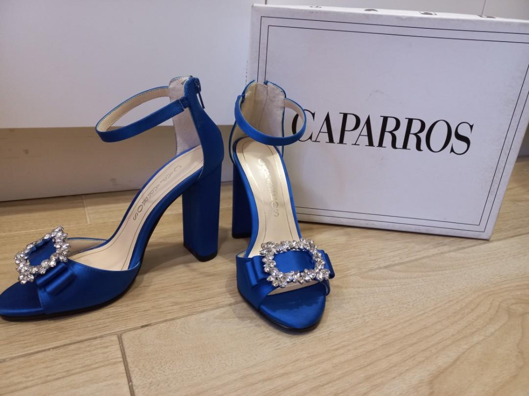 Caparros royal blue bridal shoes Women s Fashion Footwear Heels on Carousell