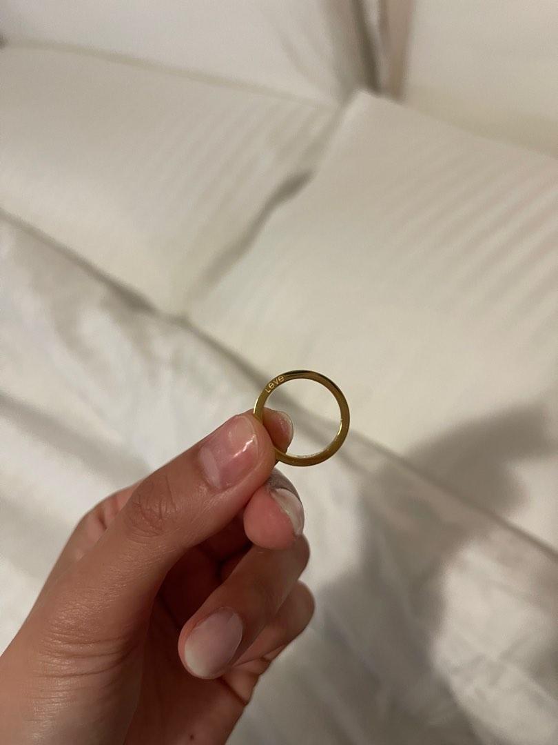 Cartier love ring SIZE 5 Luxury Accessories on Carousell