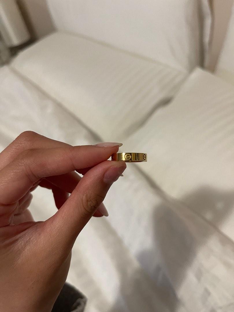 Cartier ring hotsell size 5